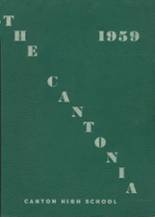 Canton High School 1959 yearbook cover photo