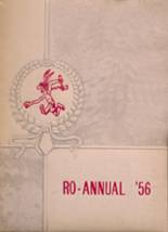 Roann High School 1956 yearbook cover photo