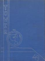 Roseville High School 1949 yearbook cover photo