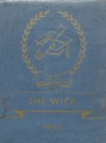 Wickliffe High School 1953 yearbook cover photo