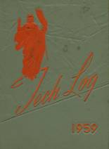 Gordon Technical High School 1959 yearbook cover photo