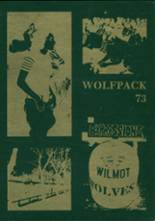 Wilmot High School 1973 yearbook cover photo