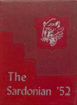 Sardis High School 1952 yearbook cover photo