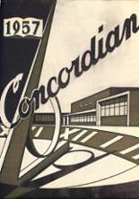 Concord High School 1957 yearbook cover photo