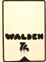 Walden High School 1976 yearbook cover photo