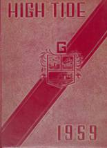 Glynn Academy 1959 yearbook cover photo