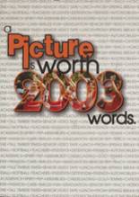 Warren High School 2003 yearbook cover photo