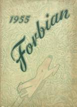 Forbes High School 1955 yearbook cover photo