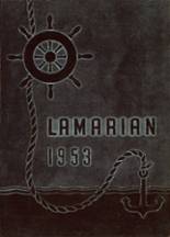 Laura Lamar High School 1953 yearbook cover photo