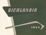 Richland High School 1957 yearbook cover photo