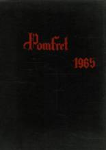 Pomfret Community School 1965 yearbook cover photo