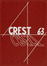 Creston High School 1963 yearbook cover photo