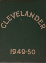 Cleveland High School 1950 yearbook cover photo