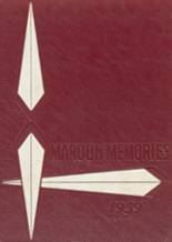 Oskaloosa High School 1959 yearbook cover photo