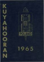 Poland High School 1965 yearbook cover photo