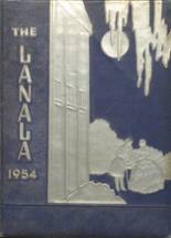 Lanett High School 1954 yearbook cover photo