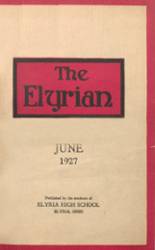 Elyria High School 1927 yearbook cover photo