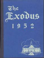 New London High School 1952 yearbook cover photo