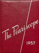 Pearisburg High School 1957 yearbook cover photo