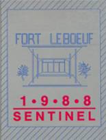 Fort LeBoeuf School 1988 yearbook cover photo