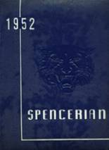 Spencer High School 1952 yearbook cover photo