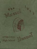 Strong High School 1953 yearbook cover photo