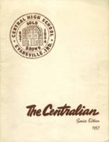 Central High School 1957 yearbook cover photo