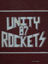 Unity High School 1987 yearbook cover photo