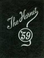 Hudson High School 1959 yearbook cover photo