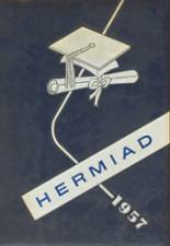 Plainfield High School 1957 yearbook cover photo