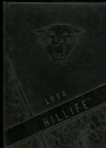 Chapel Hill High School 1954 yearbook cover photo