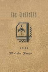 Tipton High School 1932 yearbook cover photo