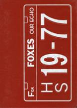 1977 Fox High School Yearbook from Fox, Oklahoma cover image