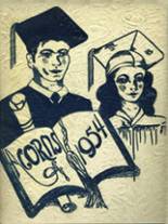 Deposit High School 1954 yearbook cover photo