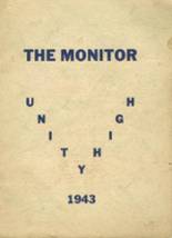 1943 Unity High School Yearbook from Unity, Maine cover image