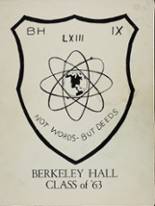 1963 Berkeley Hall School Yearbook from Los angeles, California cover image