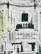 Monroe High School 1986 yearbook cover photo