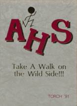 Atherton High School 1991 yearbook cover photo