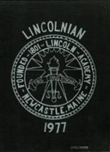 Lincoln Academy 1977 yearbook cover photo