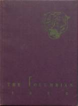 1950 Columbia High School Yearbook from Lake city, Florida cover image