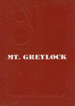Mt. Greylock High School 1981 yearbook cover photo
