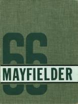 Mayfield High School 1966 yearbook cover photo