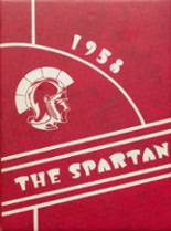 Deerfield High School 1958 yearbook cover photo