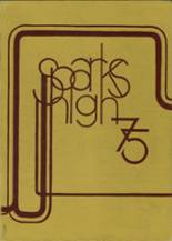 Sparks High School 1975 yearbook cover photo