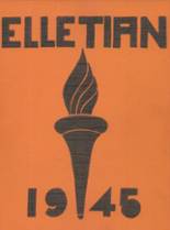 1945 Ellet High School Yearbook from Akron, Ohio cover image