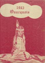 Onarga High School 1963 yearbook cover photo