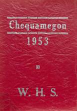 Washburn High School 1953 yearbook cover photo