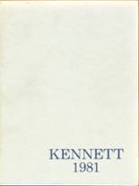 Kennett Consolidated High School 1981 yearbook cover photo