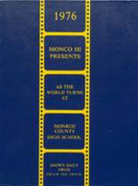 1976 Monroe County High School Yearbook from Monroeville, Alabama cover image