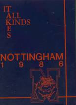 Nottingham High School 1986 yearbook cover photo